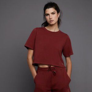 Onia Cotton Boxy Tee - Rust